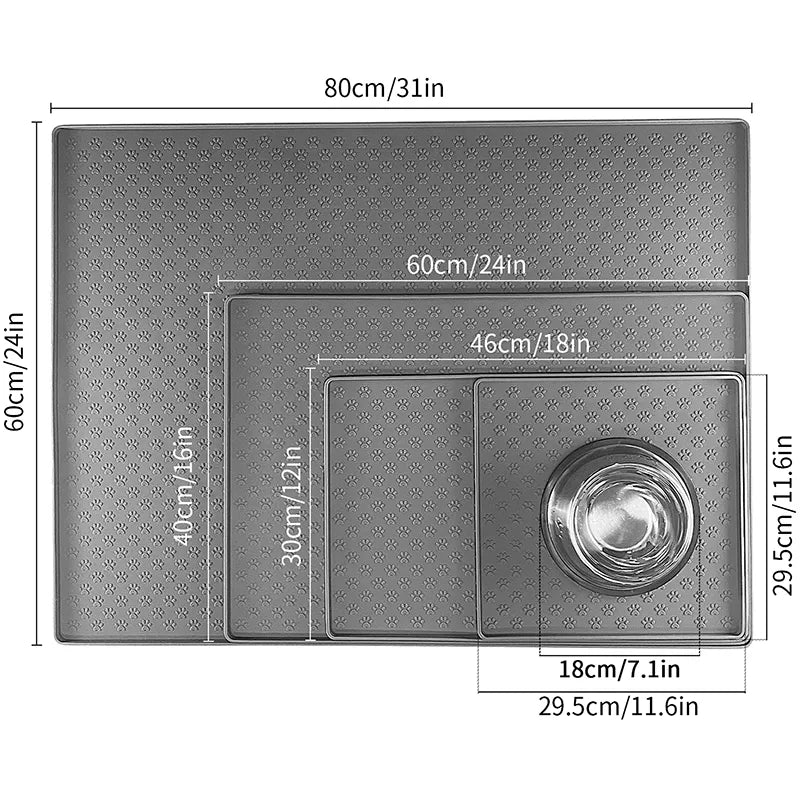 Pet Food Bowl Placemat