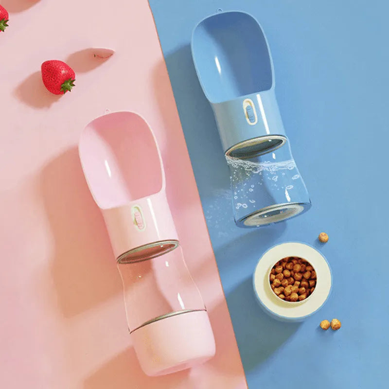 Portable Pet water and food bottle