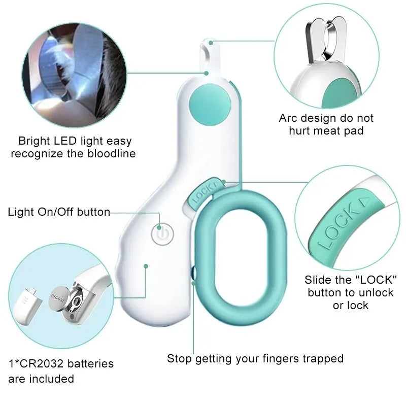 Professional Pet Claw Trimmer with Safety Lock