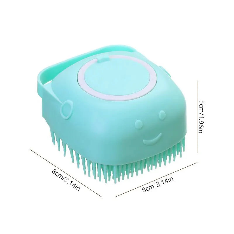 Pet Bath Brush Scrubber