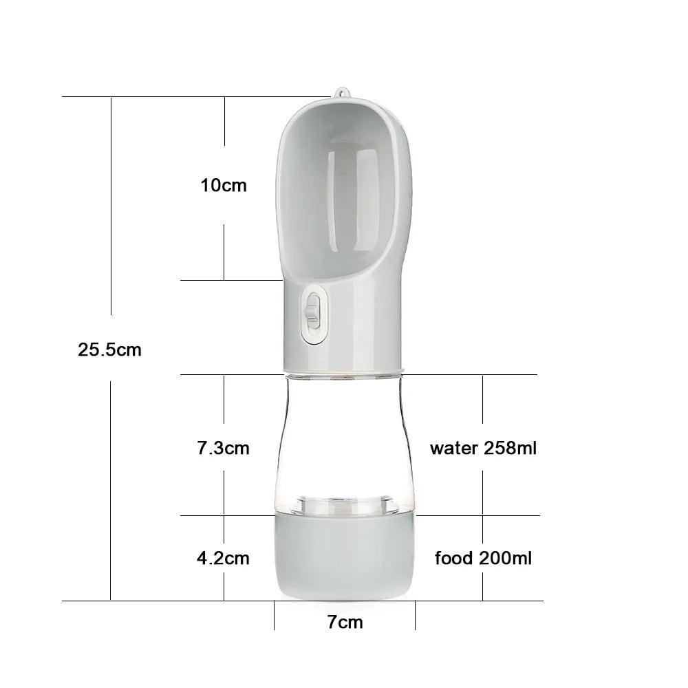 Portable Pet water and food bottle