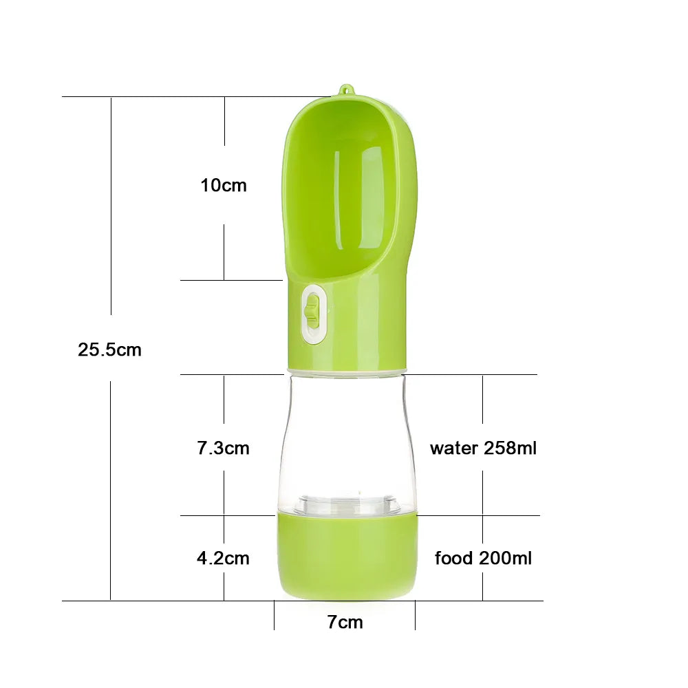 Portable Pet water and food bottle