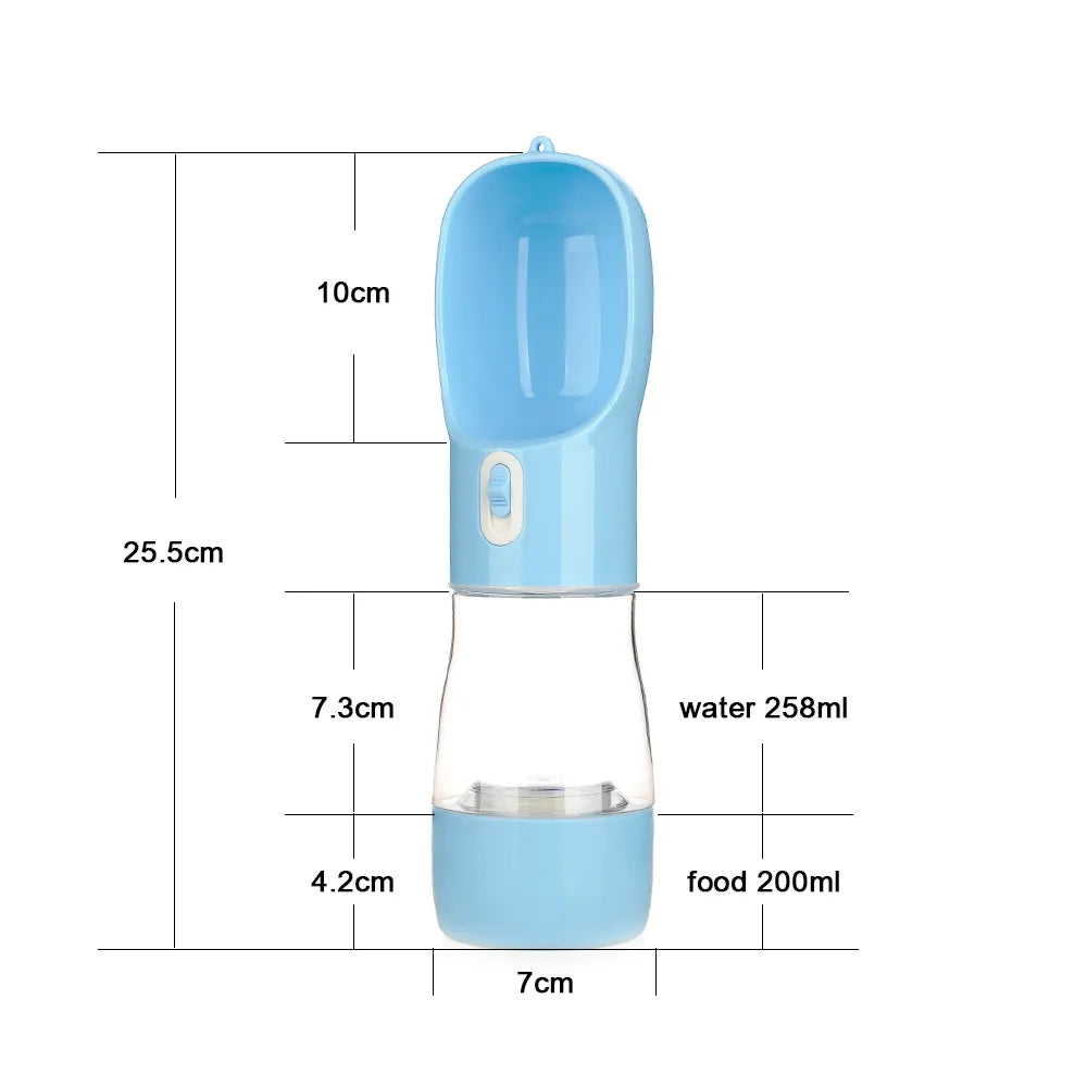 Portable Pet water and food bottle